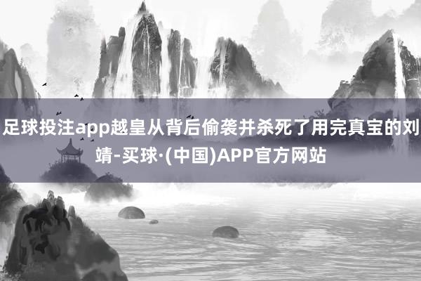 足球投注app越皇从背后偷袭并杀死了用完真宝的刘靖-买球·(中国)APP官方网站