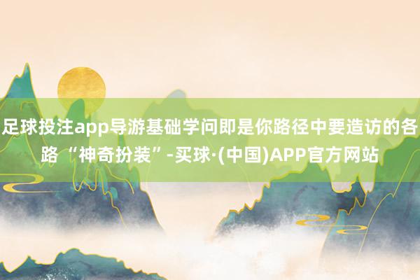 足球投注app导游基础学问即是你路径中要造访的各路 “神奇扮装”-买球·(中国)APP官方网站