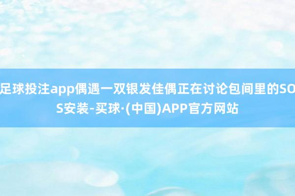 足球投注app偶遇一双银发佳偶正在讨论包间里的SOS安装-买球·(中国)APP官方网站