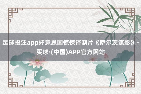 足球投注app好意思国惊悚译制片《萨尔茨谋影》-买球·(中国)APP官方网站