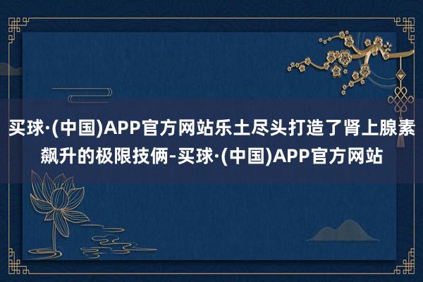 买球·(中国)APP官方网站乐土尽头打造了肾上腺素飙升的极限技俩-买球·(中国)APP官方网站