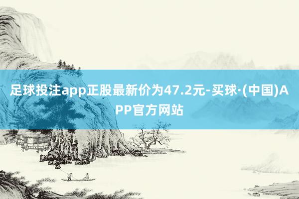 足球投注app正股最新价为47.2元-买球·(中国)APP官方网站