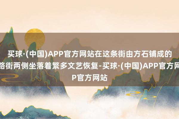 买球·(中国)APP官方网站在这条街由方石铺成的走路街两侧坐落着繁多文艺恢复-买球·(中国)APP官方网站