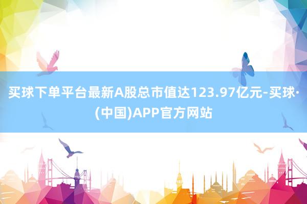 买球下单平台最新A股总市值达123.97亿元-买球·(中国)APP官方网站