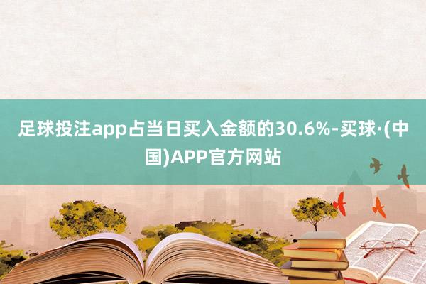 足球投注app占当日买入金额的30.6%-买球·(中国)APP官方网站