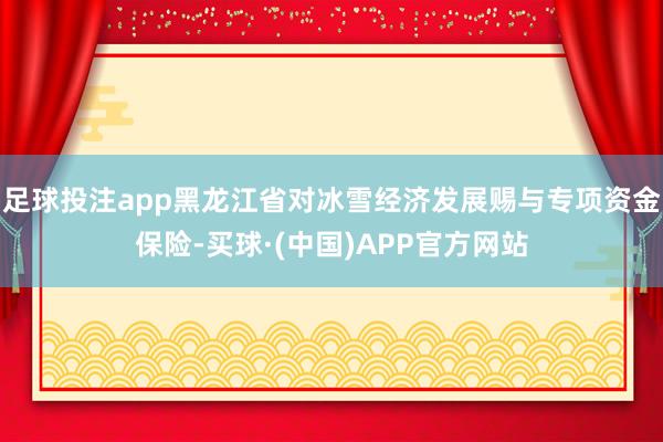 足球投注app黑龙江省对冰雪经济发展赐与专项资金保险-买球·(中国)APP官方网站
