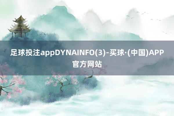 足球投注appDYNAINFO(3)-买球·(中国)APP官方网站