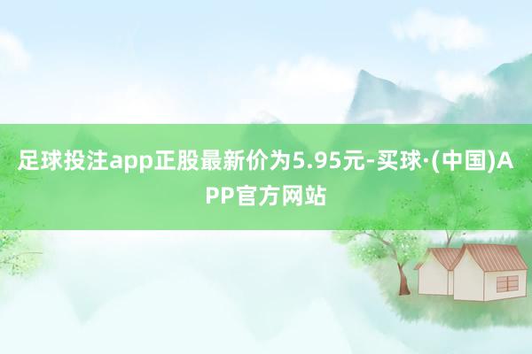 足球投注app正股最新价为5.95元-买球·(中国)APP官方网站