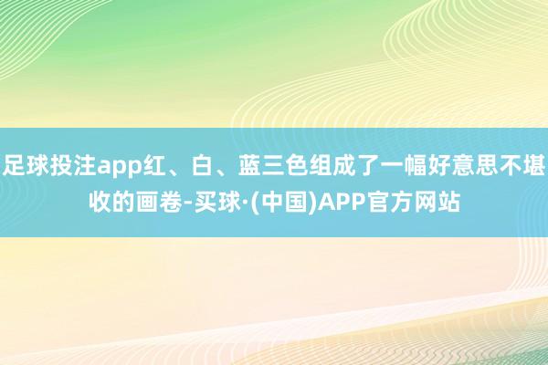 足球投注app红、白、蓝三色组成了一幅好意思不堪收的画卷-买球·(中国)APP官方网站